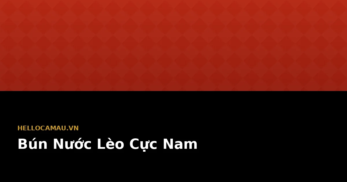 Tô bún nước lèo nóng hổi, ngập tràn hải sản và rau sống trù phú