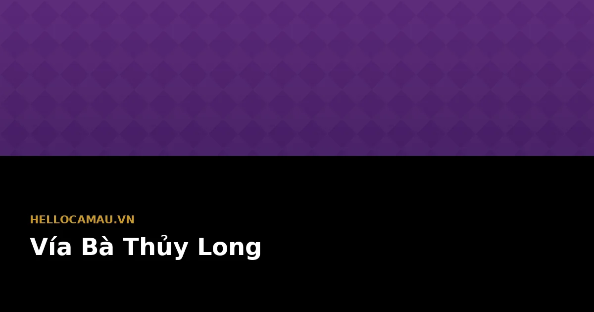 Lễ hội Vía Bà Thủy Long Đầm Dơi uy nghiêm sông nước