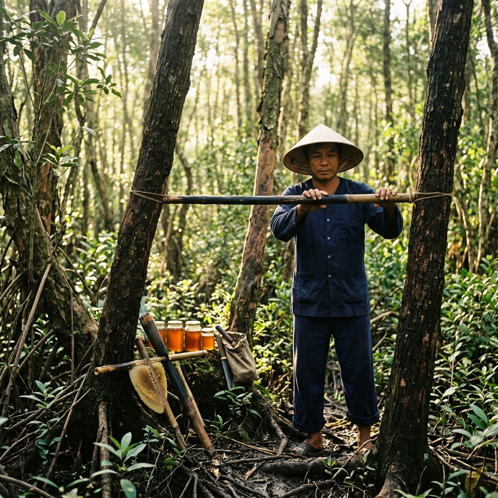 Gỏi Nhộng Ong Non U Minh — Tinh Hoa Dưới Tán Rừng Tràm